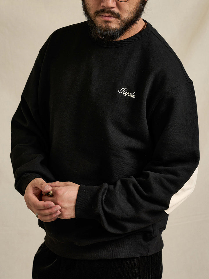 “Pirate Captain Cat” Elbow-Patch Pullover Sweatshirt