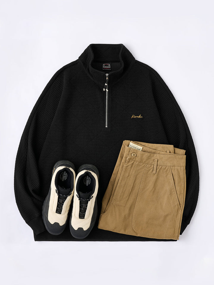 [Pre-Order]Heritage Jacquard Half-Zip Sweatshirt