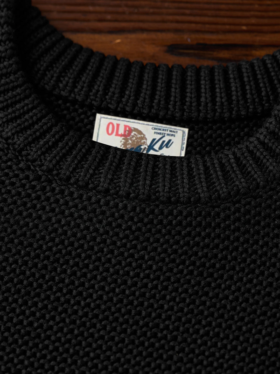 Heavyweight Pearl-Knit Crewneck Sweater
