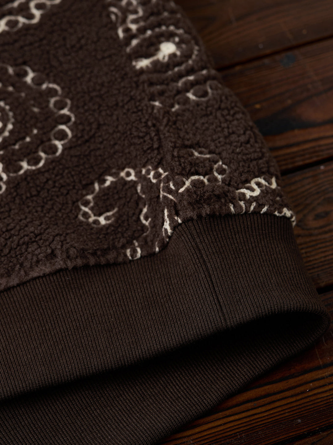 [Pre-order] Heritage Paisley Sherpa Half-Zip Pullover