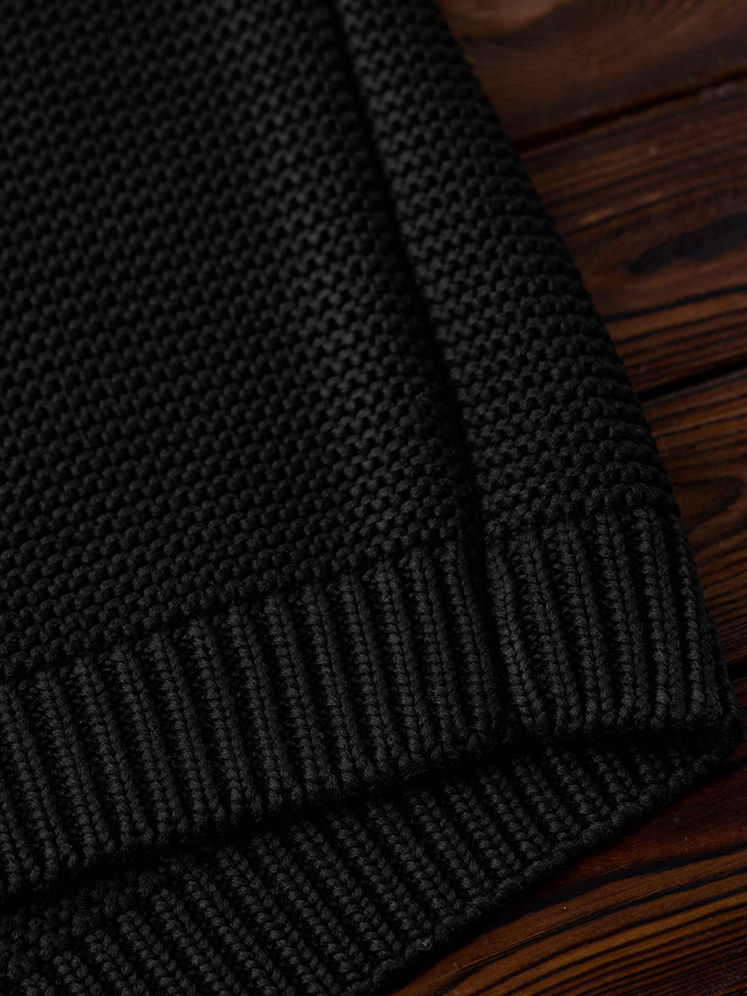 Heavyweight Pearl-Knit Crewneck Sweater