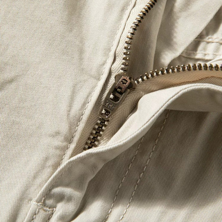 Cotton Loose Wide-leg Curved Pants