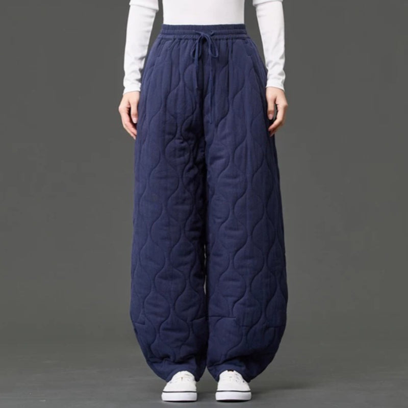 Japanese Retro Quilted Padded Loose Lantern Pants