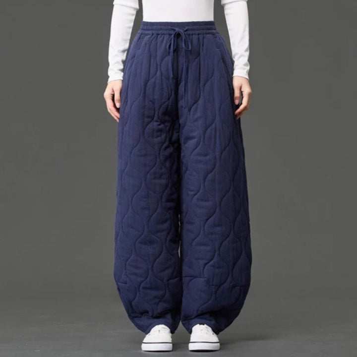 Japanese Retro Quilted Padded Loose Lantern Pants
