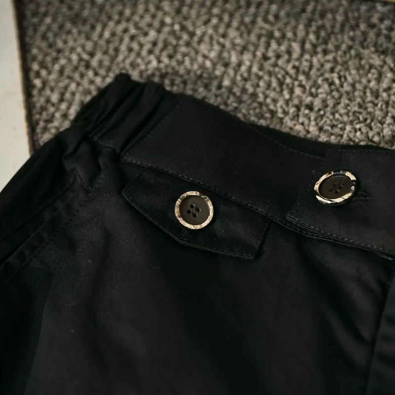 Wide-leg Casual Cotton Shorts