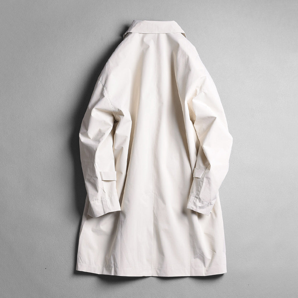 Mid-Length Lapel Loose Fit Casual Silhouette Trench Coat
