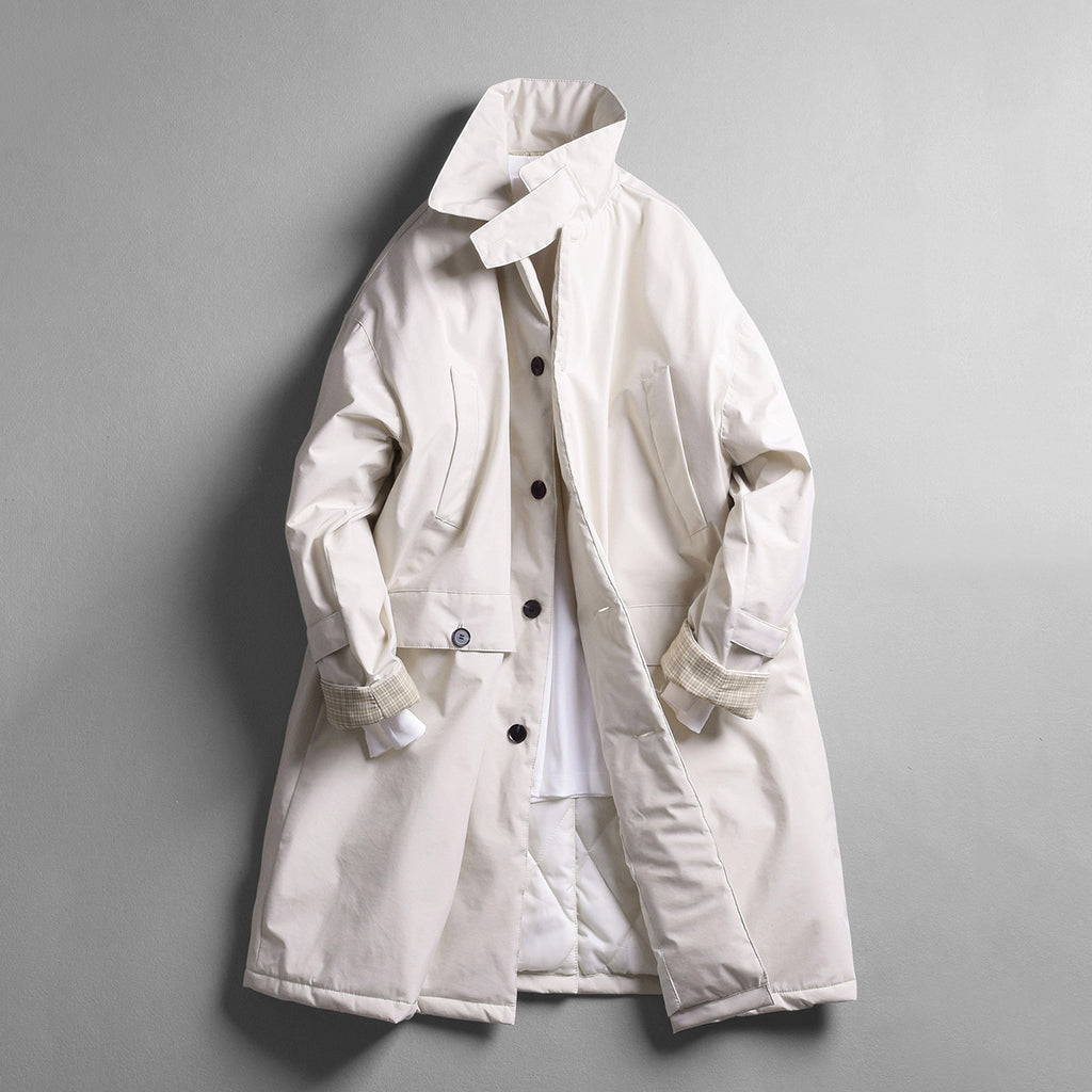 Mid-Length Lapel Loose Fit Casual Silhouette Trench Coat