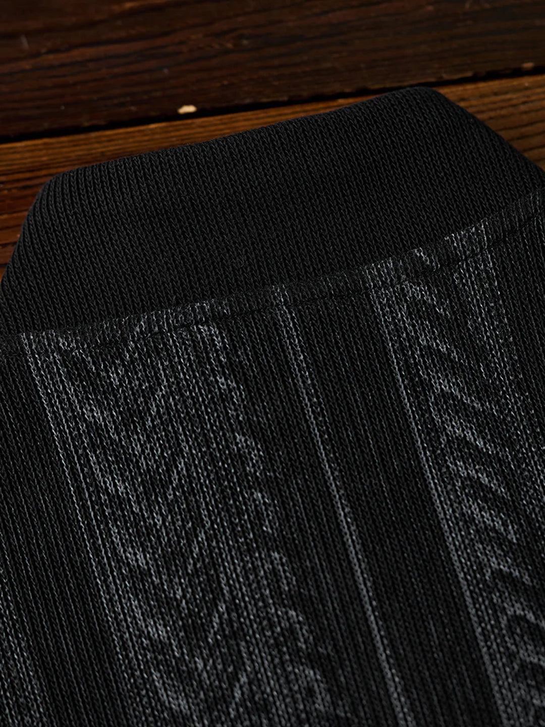 3-Button High-Neck Jacquard Knit Sweatshirt