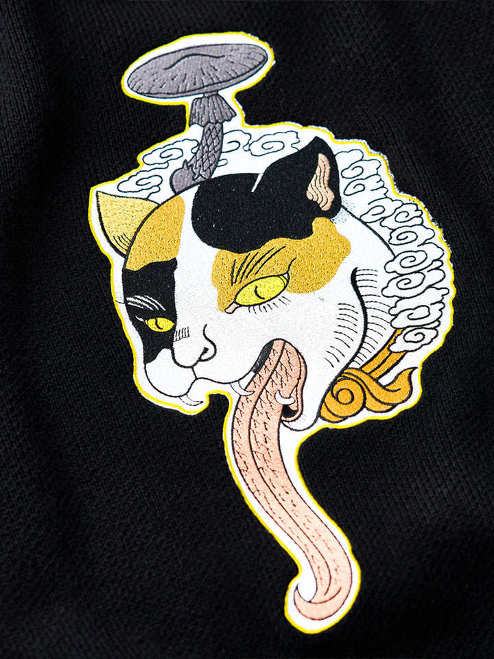KARAKU × Ayako Ishiguro “Poison Ivy Mushroom” Embroidered Knit Sweater