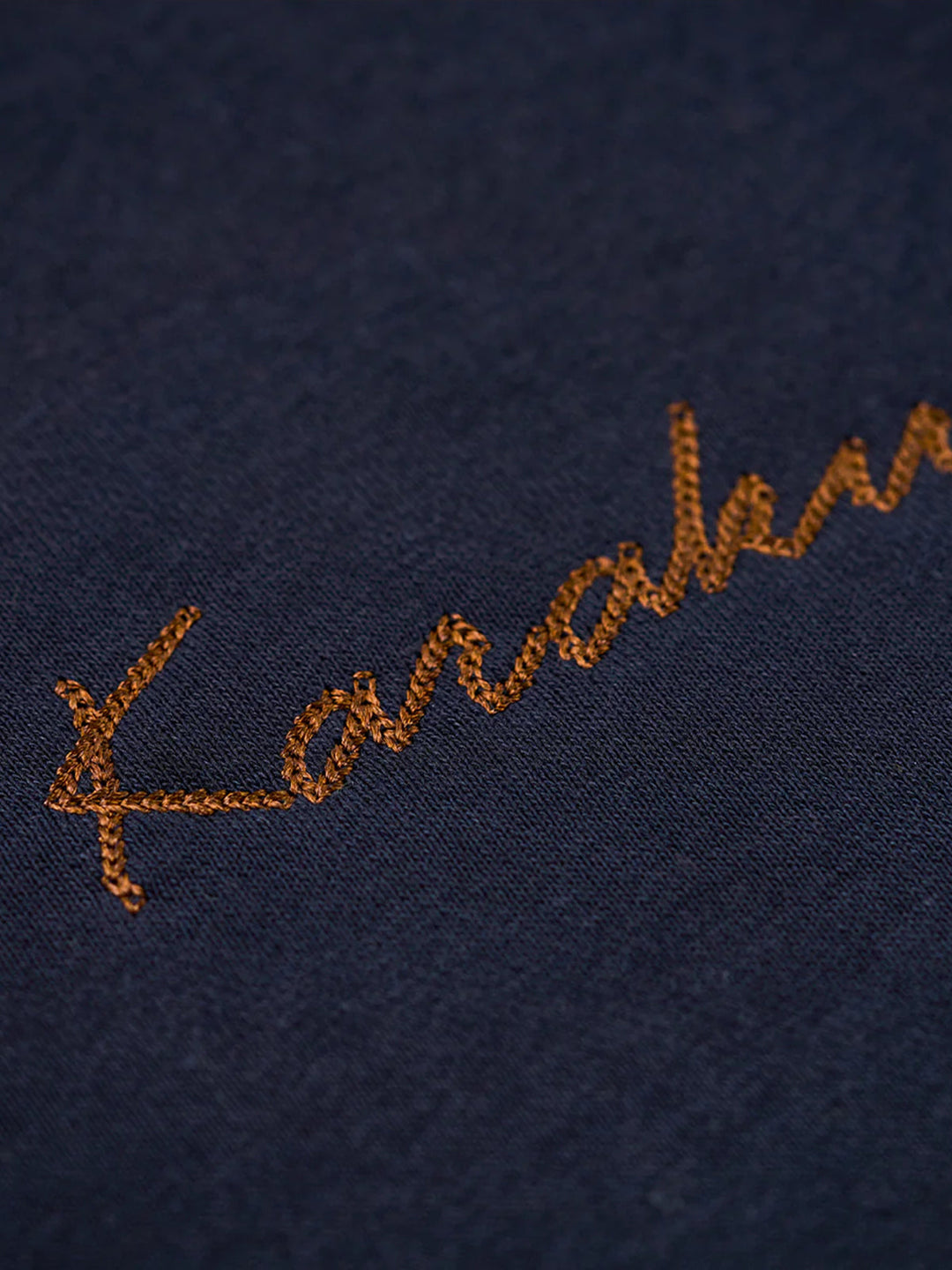 "KaraKu" Embroidery  Elbow Suede Patches Brushed Cotton Sweatshirt