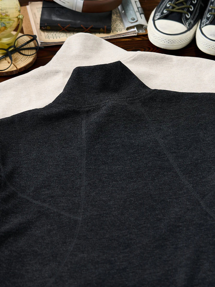 Brushed Wool-Blend High-Neck Sweatshirt
