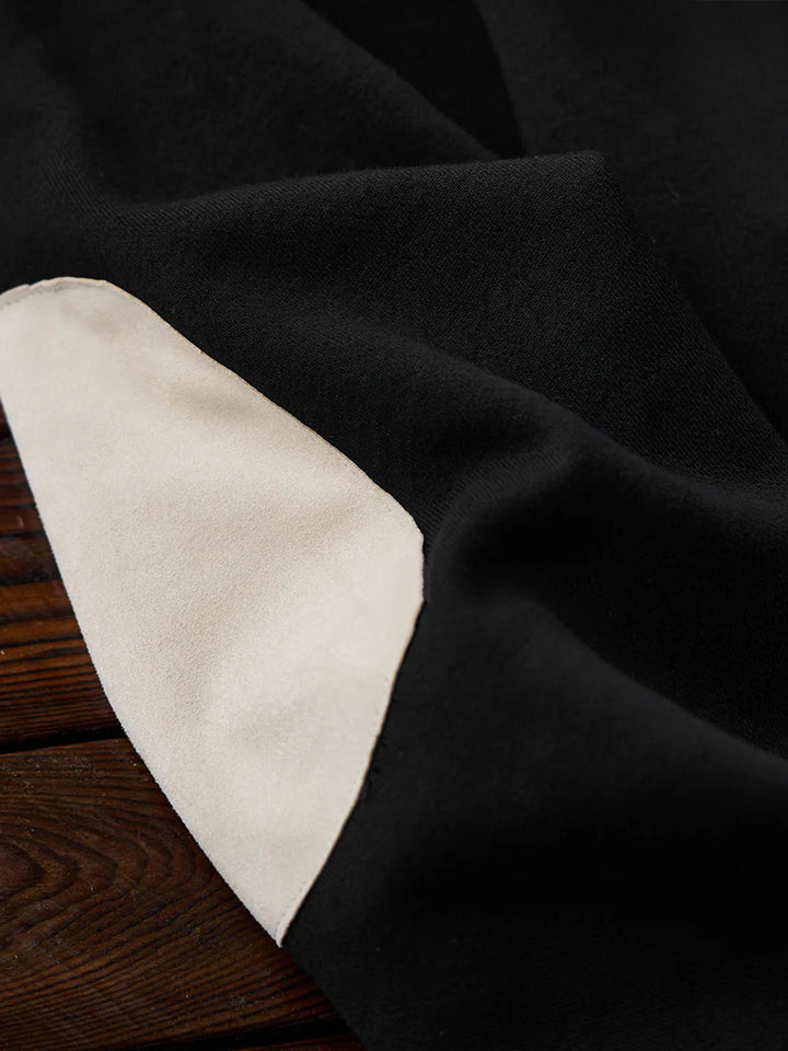 “Pirate Captain Cat” Elbow-Patch Pullover Sweatshirt