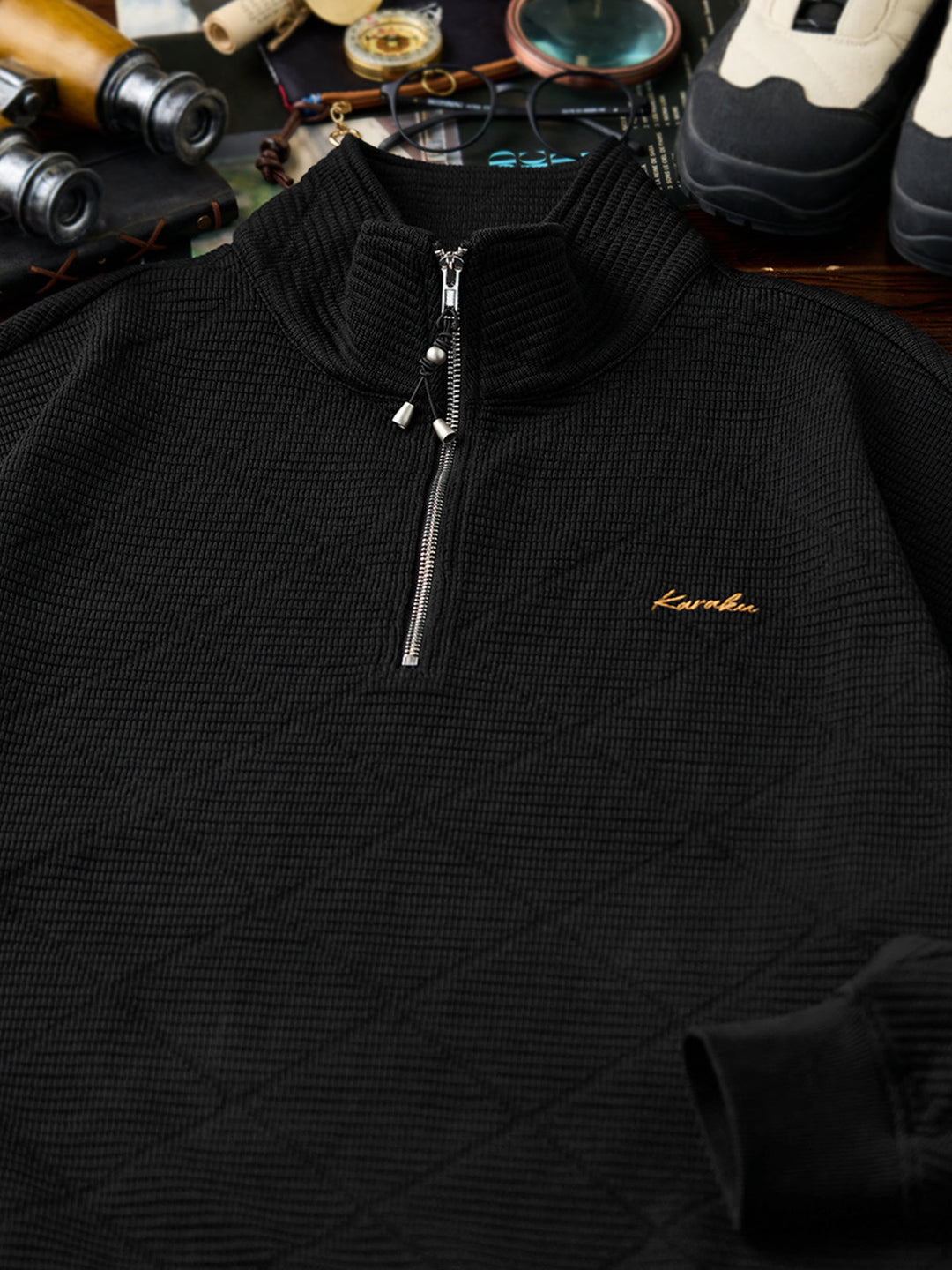 [Pre-Order]Heritage Jacquard Half-Zip Sweatshirt