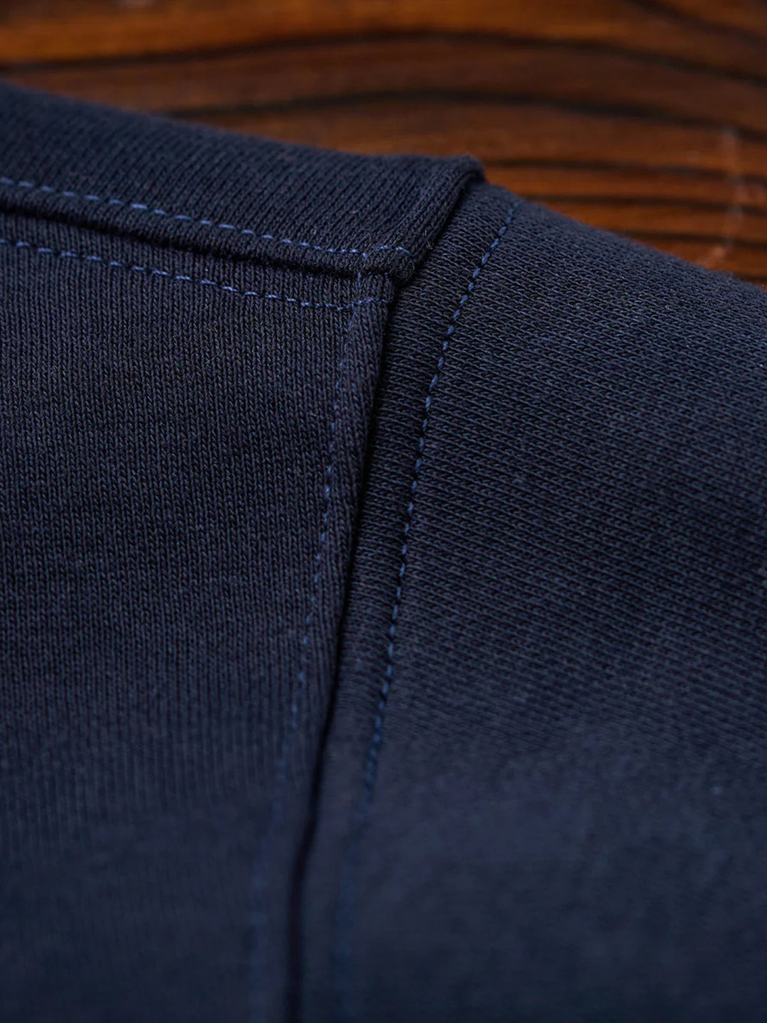 "KaraKu" Embroidery  Elbow Suede Patches Brushed Cotton Sweatshirt