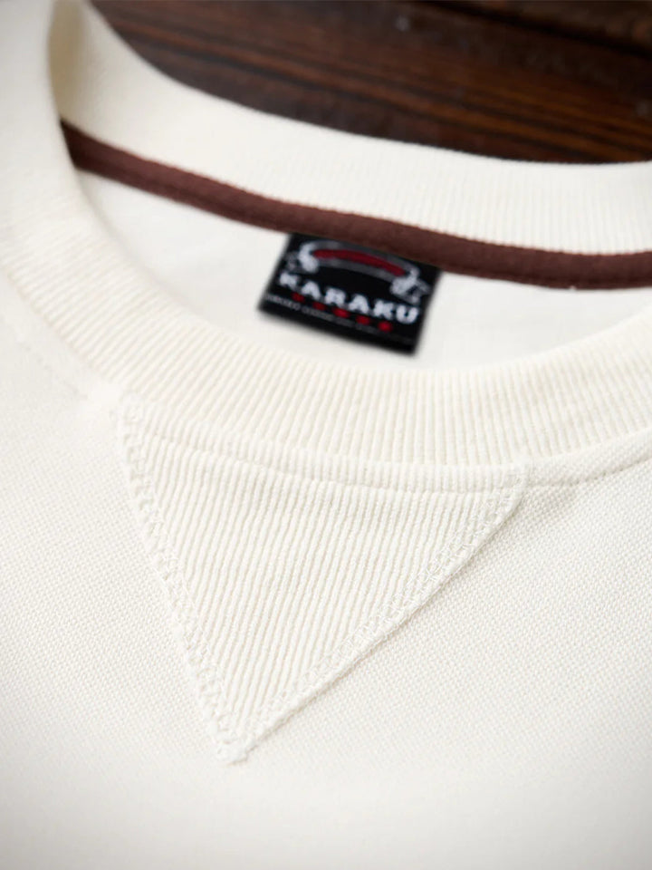 Racing-Inspired Embroidery &amp; Patch V-Gusset Cotton Sweatshirt