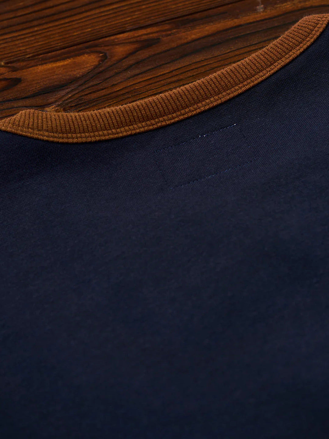 "KaraKu" Embroidery  Elbow Suede Patches Brushed Cotton Sweatshirt