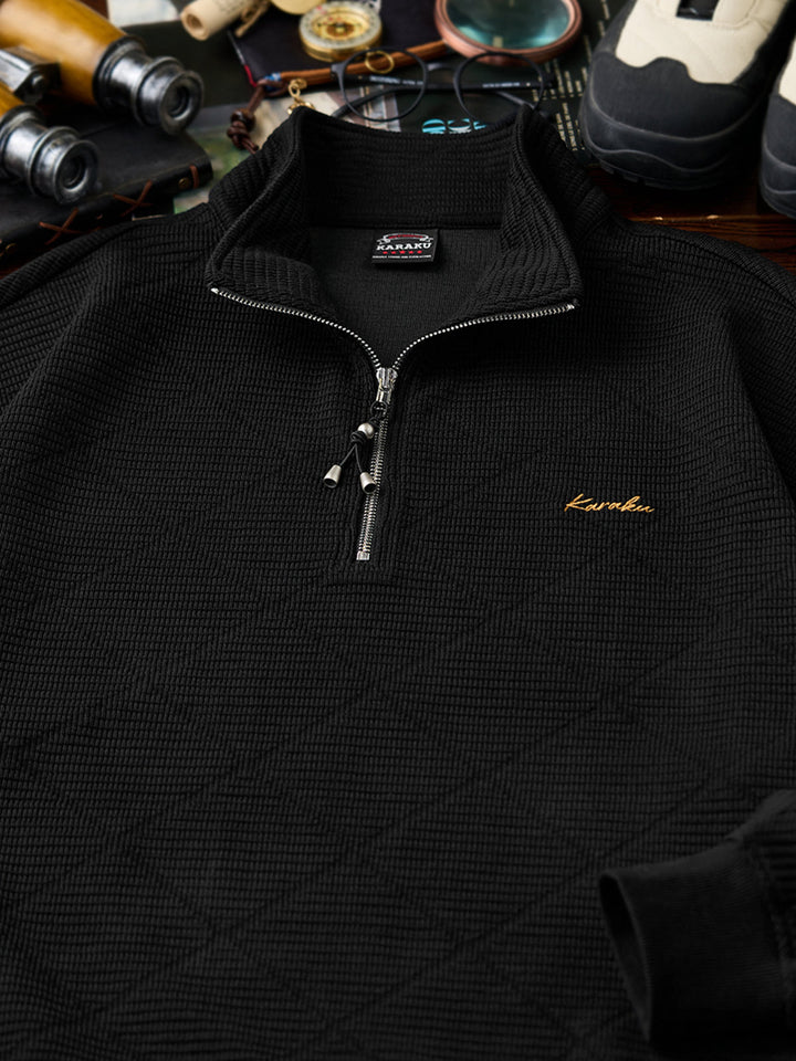 [Pre-Order]Heritage Jacquard Half-Zip Sweatshirt