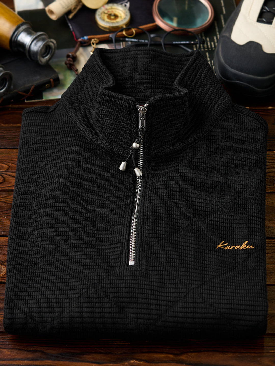 [Pre-Order]Heritage Jacquard Half-Zip Sweatshirt