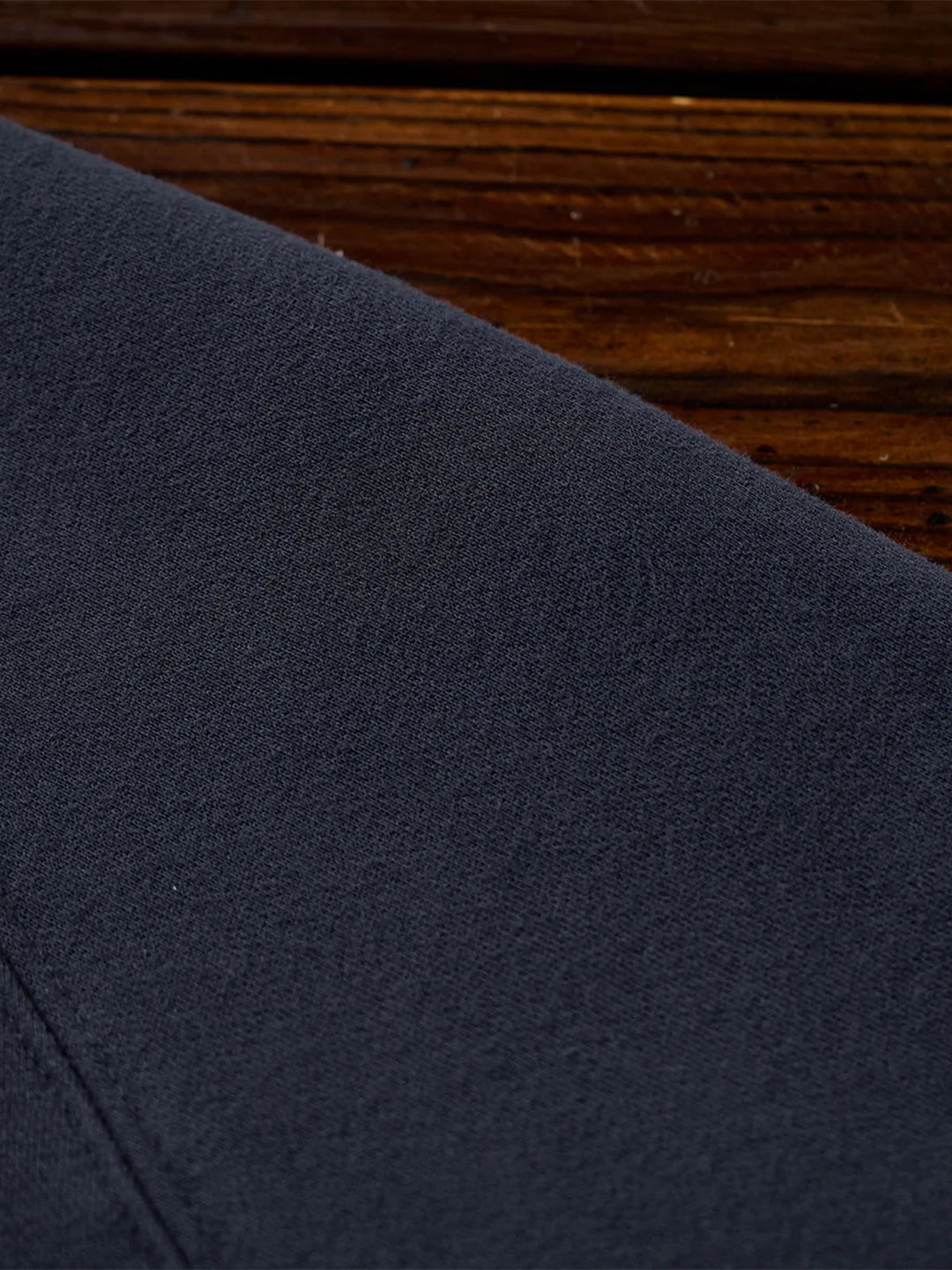 Brushed Fleece American Casual Heavyweight Navy Crewneck Sweatshirt