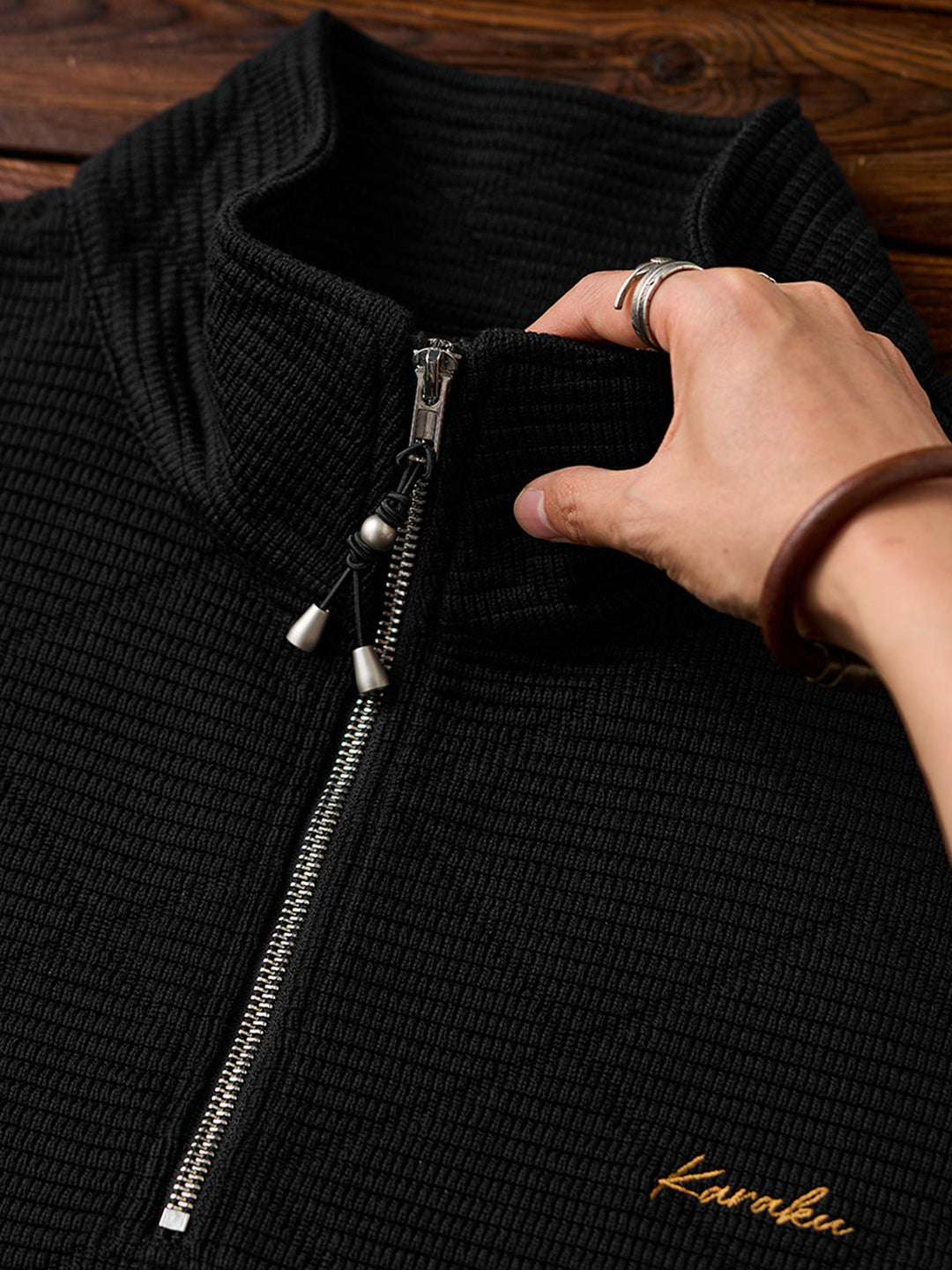 [Pre-Order]Heritage Jacquard Half-Zip Sweatshirt