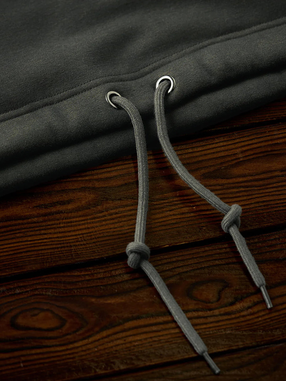 “STAY TRUE” Embroidered Patch Fleece-Lined Utility Hoodie