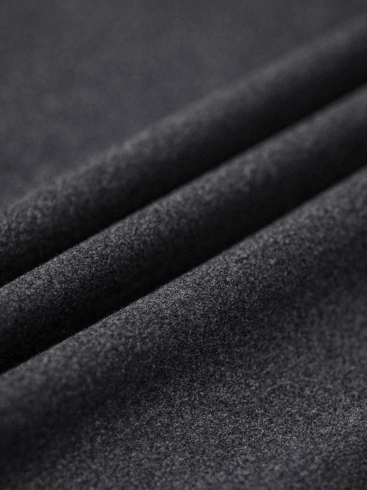 Plain 5-Color Dralon High Neck Sweatshirt