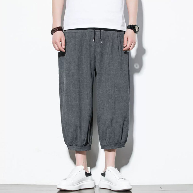 Ice Silk Thin Drape Casual Loose Wide-leg Pants