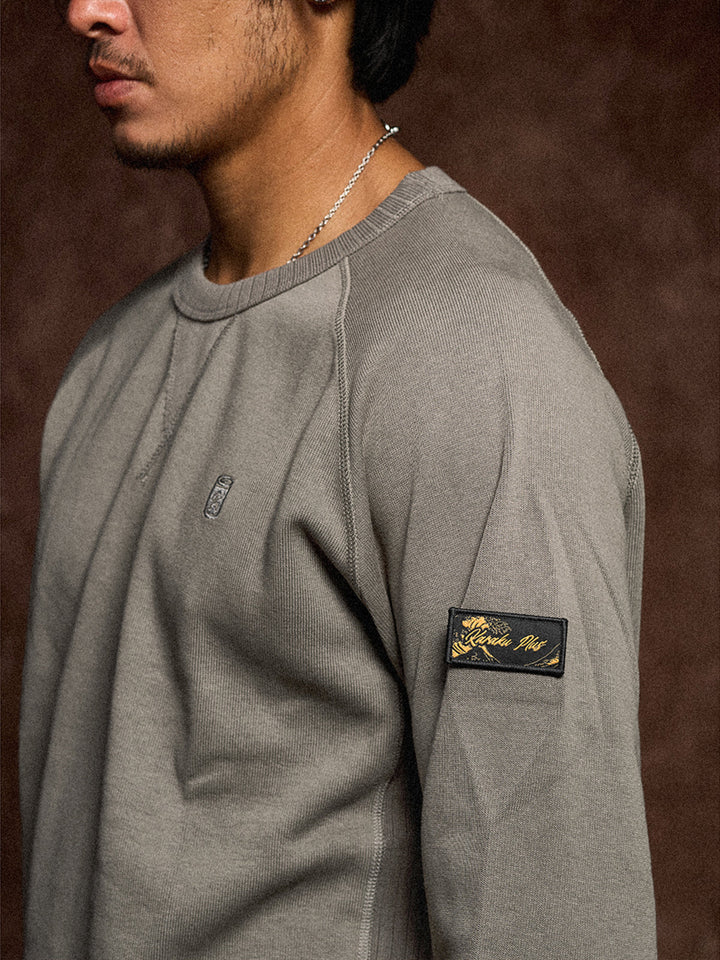 Custom Rib Crewneck Sweatshirt