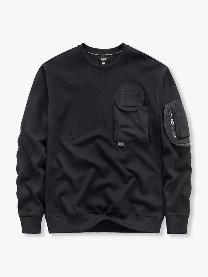 Multi-Functional Pockets Sweatshirt
