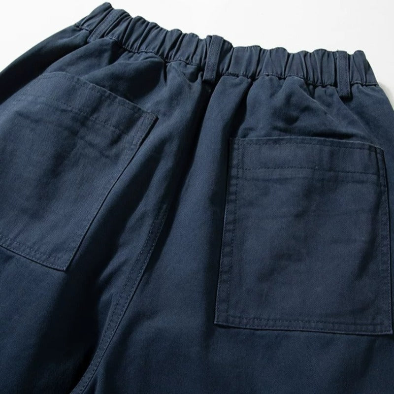 Japanese Heavyweight Cotton Silhouette Loose Fit Harem Pants