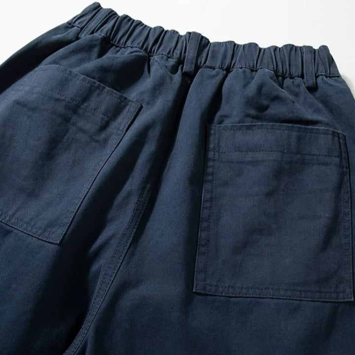 Japanese Heavyweight Cotton Silhouette Loose Fit Harem Pants