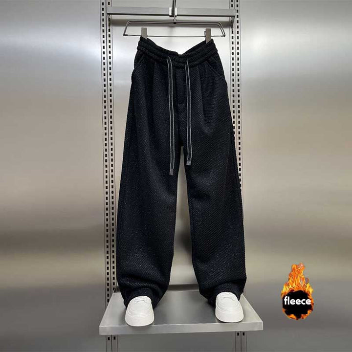 Retro Casual Chenille Wide-leg Pants