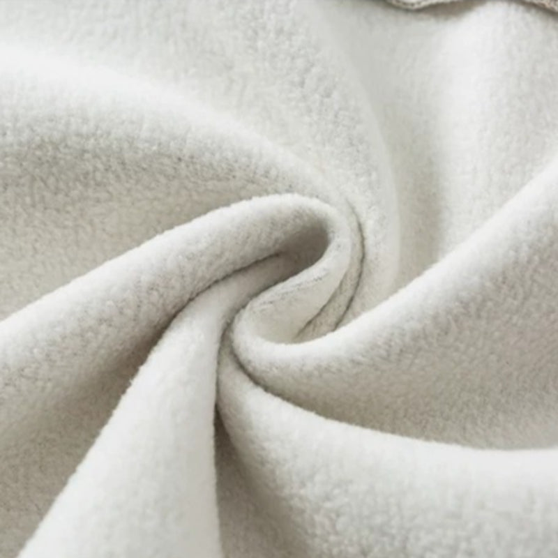 Winter Fleece-lined Layering Robe Coat