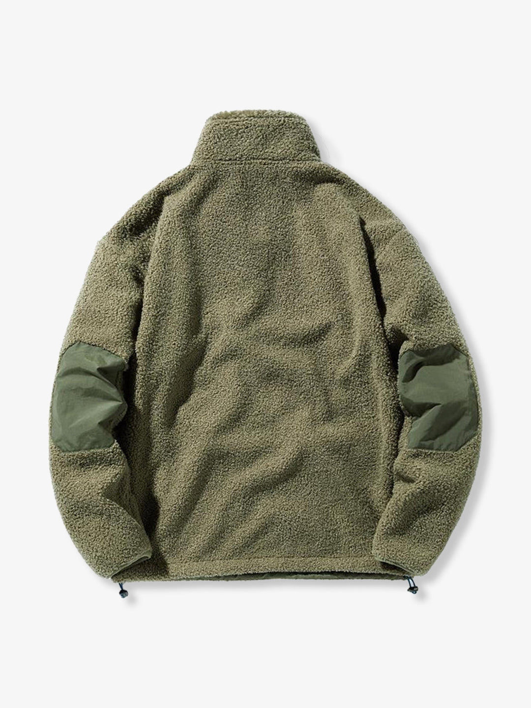 Boa Fleece Sweatshirt with Elbow Patches