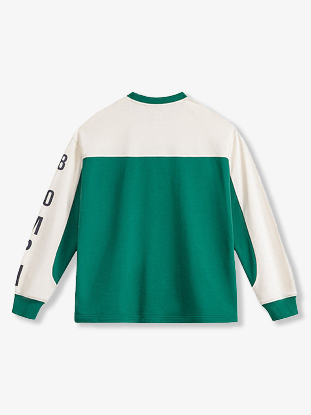 Number 8 Retro American Football-Style Colorblock Pullover Sweatshirt