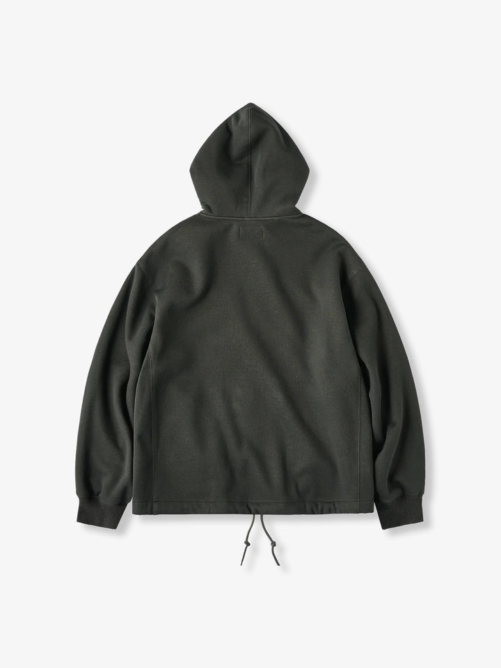 “STAY TRUE” Embroidered Patch Fleece-Lined Utility Hoodie