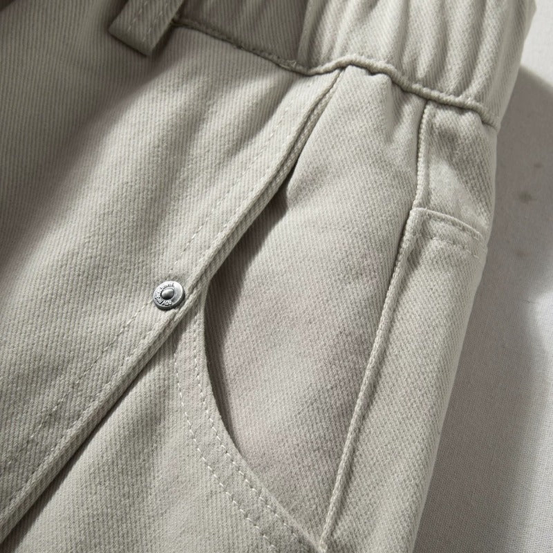 Japanese Loose Casual Drapey Cotton Lyocell Trousers