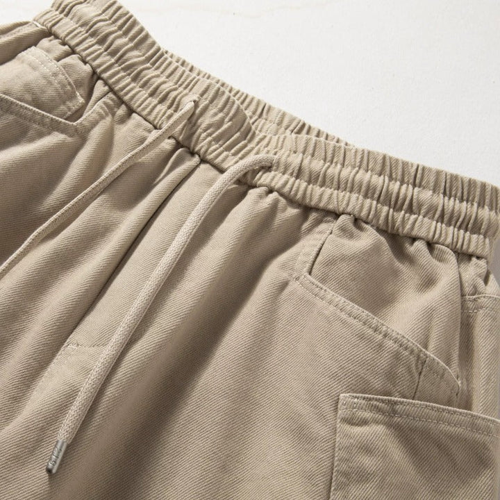 Cotton Oversized Utility Wide-Leg Pants