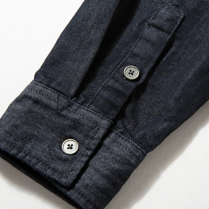 Loose Fit Casual Collar Long Sleeve Denim Shirt Jacket