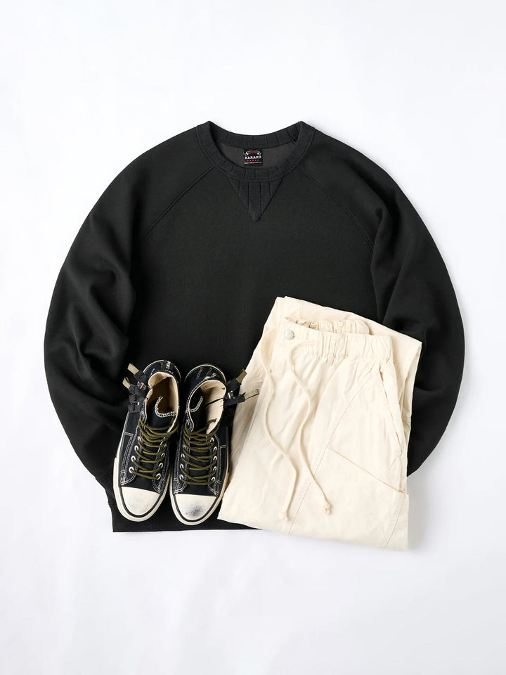 Custom Rib Mini-Waffle Air-Layer Sweatshirt