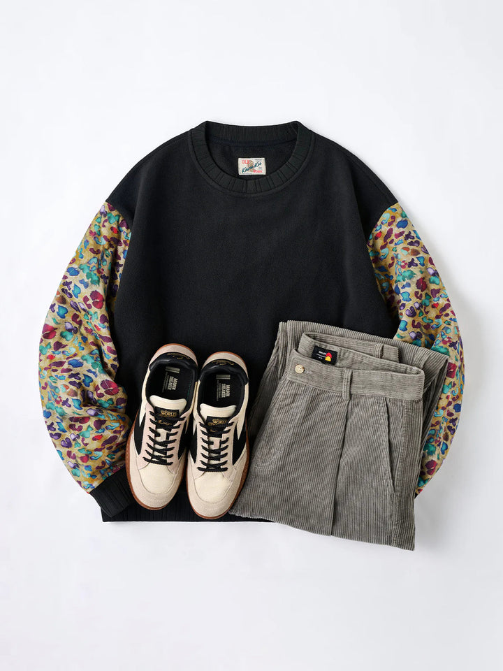 Karaku × Satoshi Kawamata “Dream Leopard” Fleece Sweatshirt