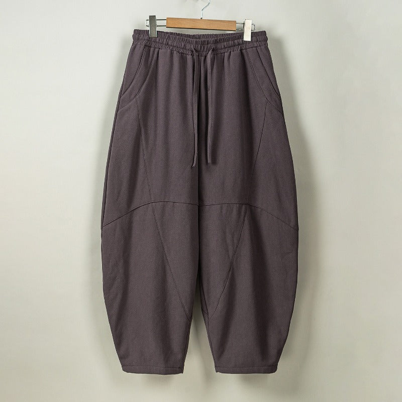 Fleece Lined Thick Warm Balloon Trousers