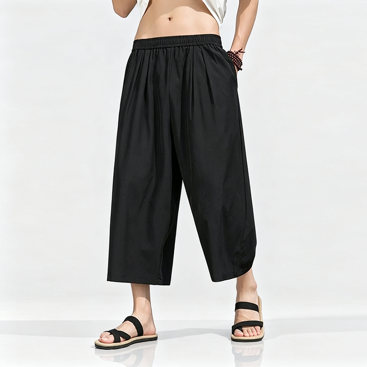 Ice Silk Thin Loose Wide-leg Casual Pants