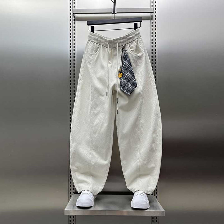 Elastic Waist Casual Loose Wide-leg Pants