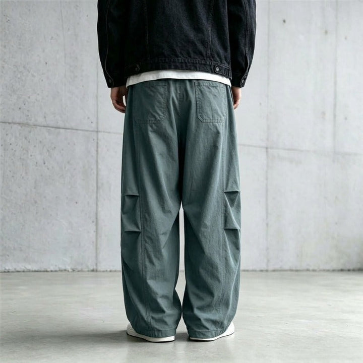 Japanese Lightweight Drawstring Straight-leg Casual Pants