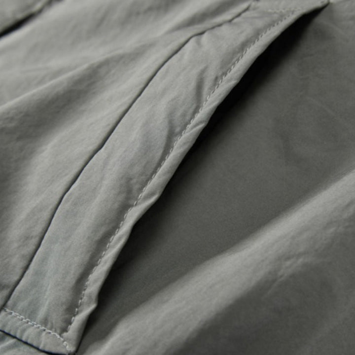 Japanese retro Silhouette Round Neck Loose-fitting Jacket