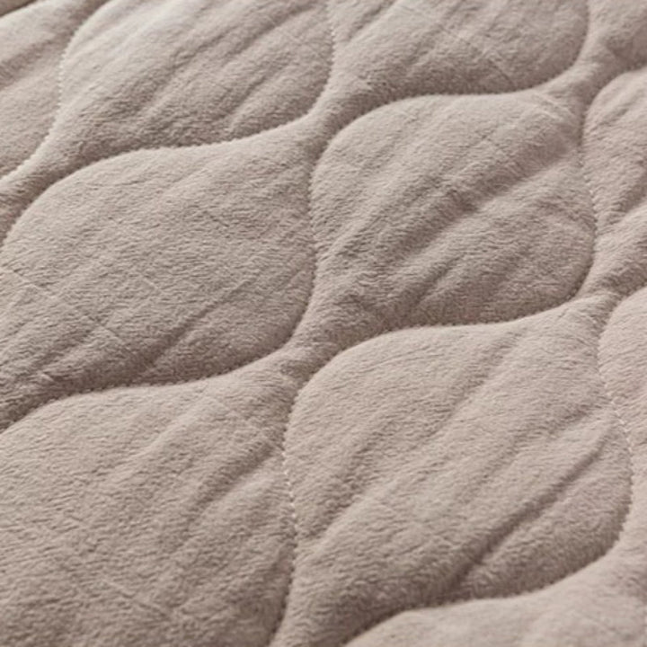 Cross-collar Loose Quilted Coat