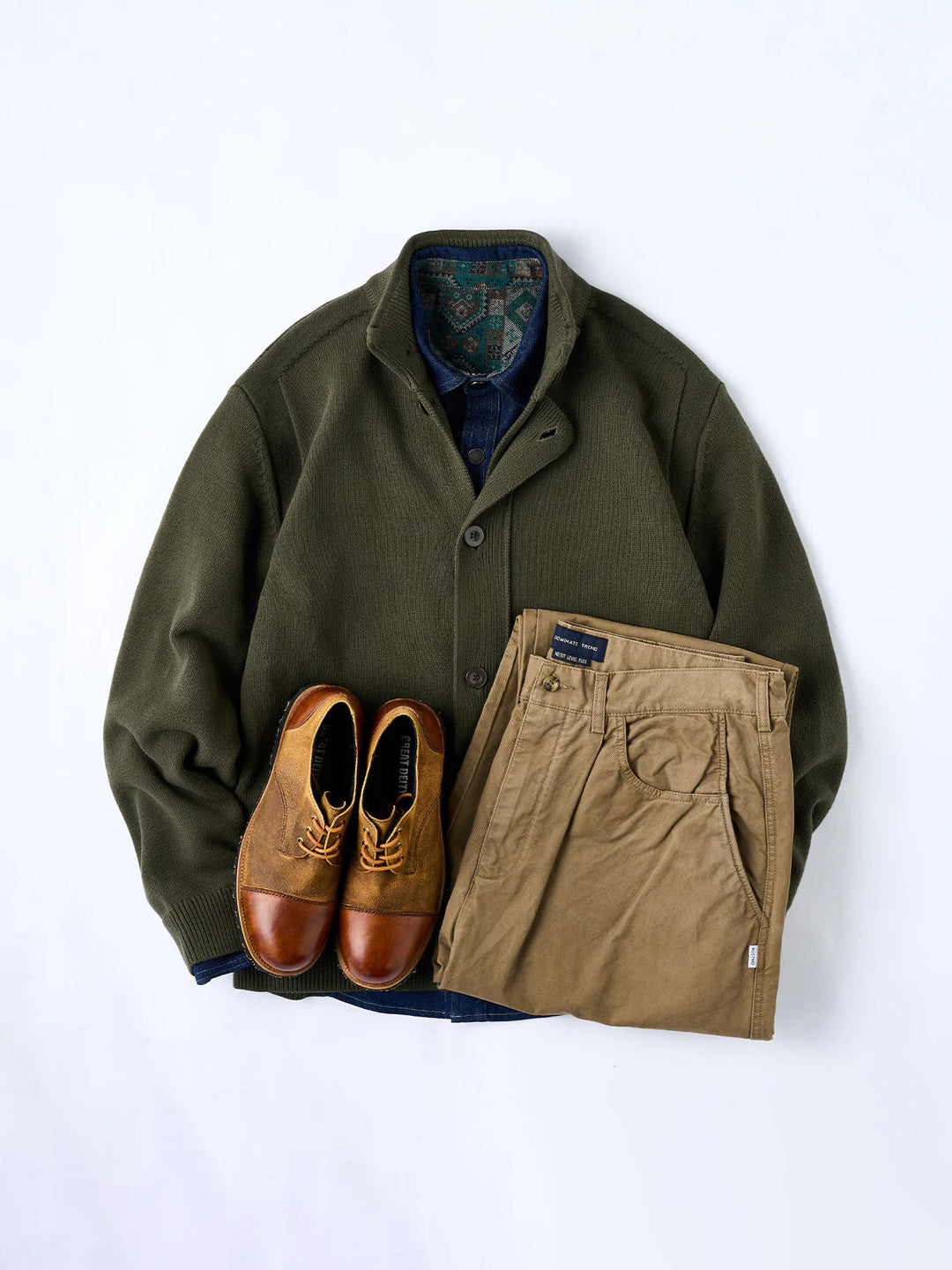 Button-Up Stand Collar Knit Cardigan