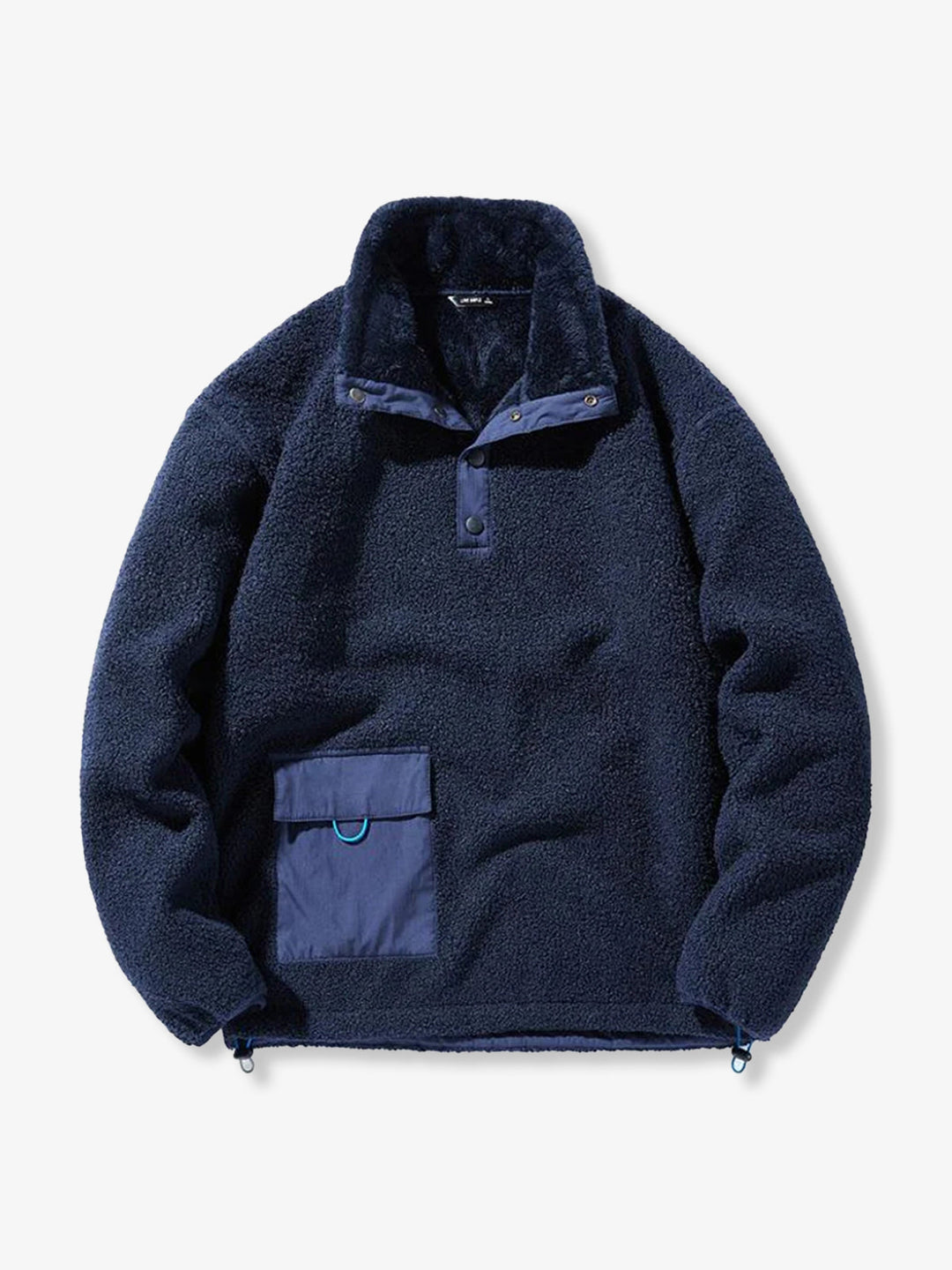 Boa Fleece Sweatshirt with Elbow Patches