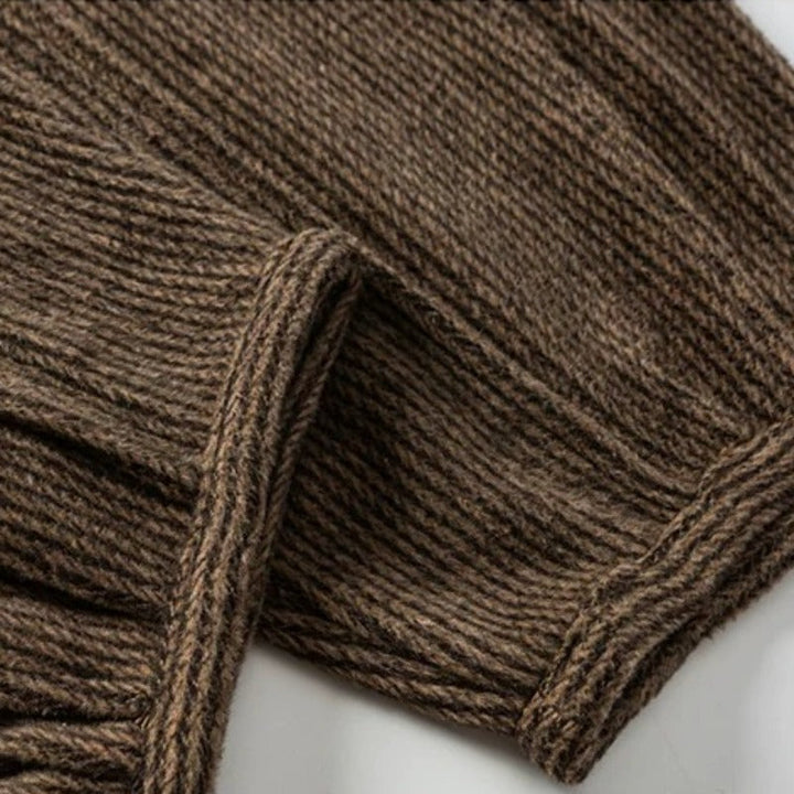 Loose Heavyweight Woolen Balloon Trousers